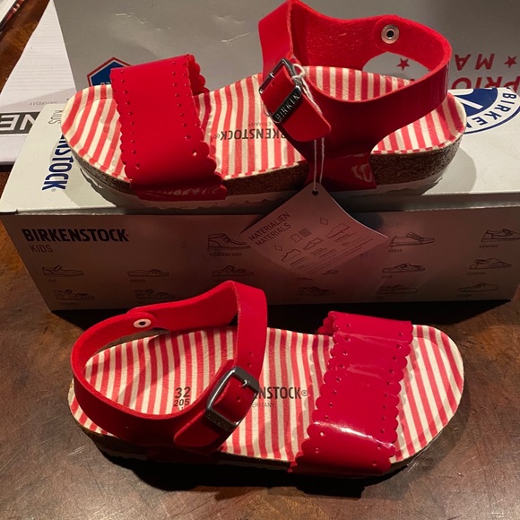 Birkenstock Other - Birkenstock Rosa kids red asst narrow new
